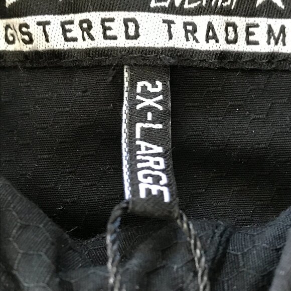 Affliction Black Premium Slim Shirt Men 2XL Black Button Up Pocket Embroidered - Picture 4 of 16